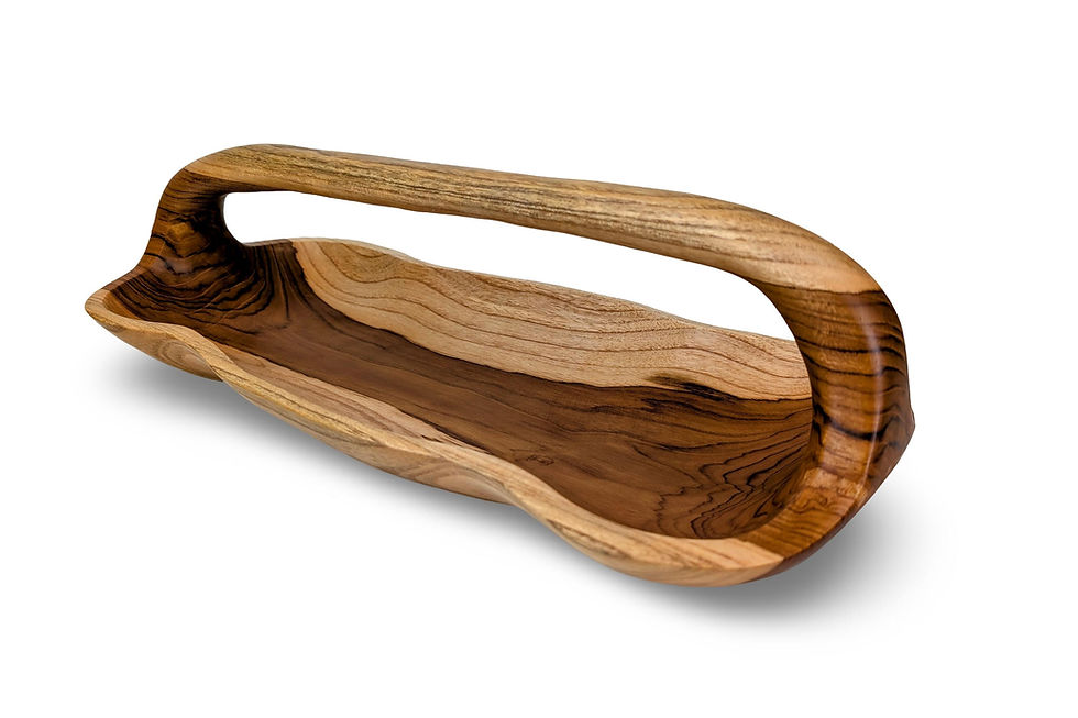 Thumbnail: TEAK BATH CADDY, Bathroom Caddy, Wood Bathroom Caddy, Wooden Flower Trug, Bath