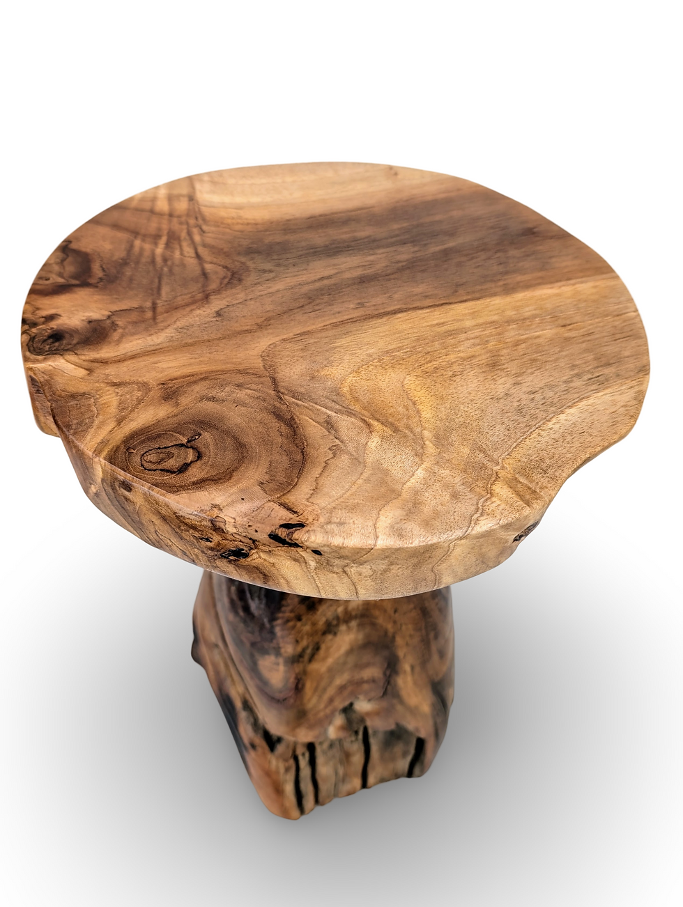 LIVE EDGE ALTAR, Teak Stand, Garden Stand, Teak Plant Stand, Solid Wood Stand,
