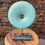 Thumbnail: COASTAL SHELL SCULPTURE, Fossil Shell Sculpture, Turquoise Circle Sculpture