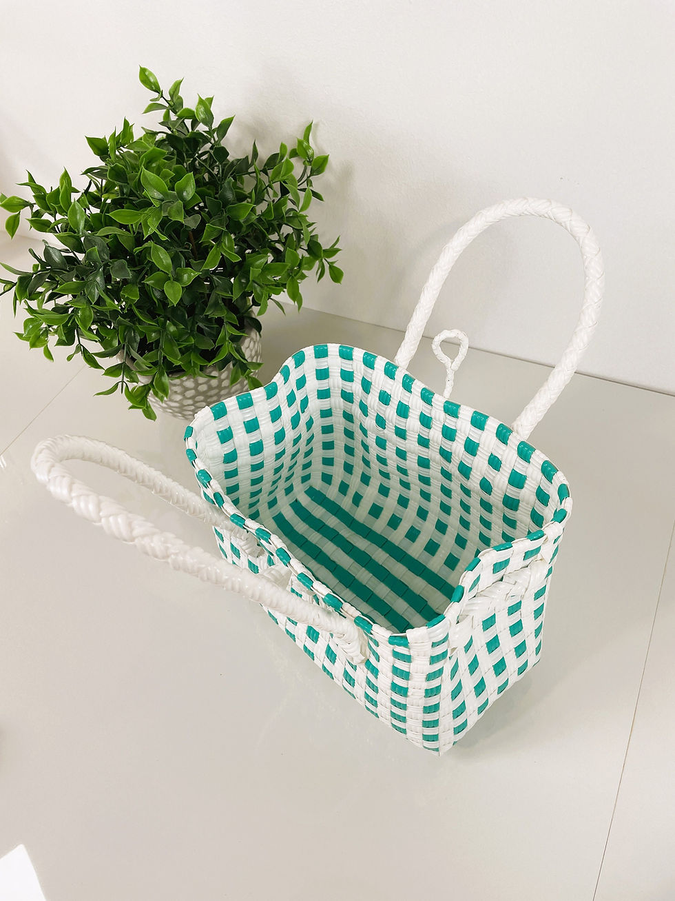 Thumbnail: SMALL TURQUOISE HANDBAG, Fashionista Handbag, Petite Summer Handbag, Luxury