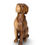 Thumbnail: WOODEN DOG CARVING, Hand Carved Sculpture, Teakwood Dog Statue, Dog Lovers Gift
