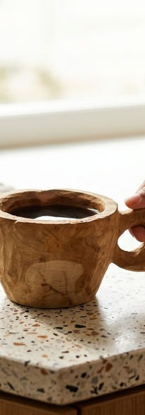 Teakwood Coffee Mug