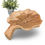 Thumbnail: LEAF WOOD PLATTER, Vintage Wood Tray, Artisan Wood Tray, Leaf Tray Decor