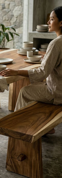 Monkey Pod Live Edge Dining Room Table