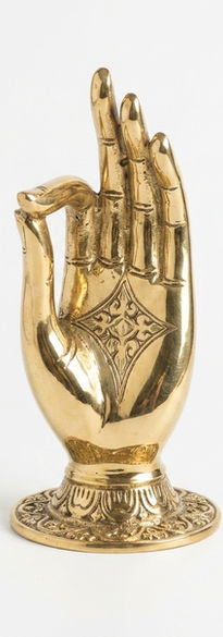 Brass Door Pull Knob Buddha Hand