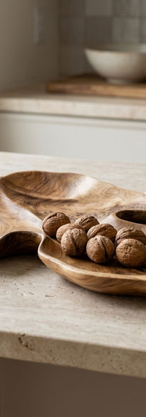 Teak Leaf Plate Serving Plate