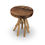 Thumbnail: TEAK WOOD STOOL, Hand Carved Stool, Primitive Side Table, Natural Tree Stool