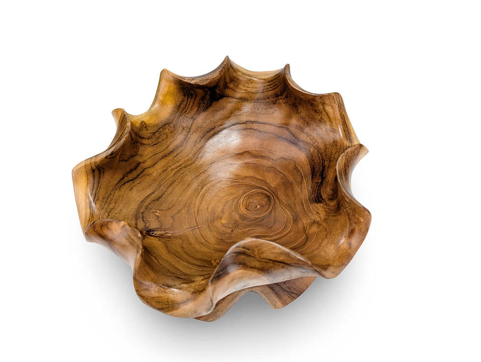 Thumbnail: TEAKWOOD FRUIT BOWL, Centerpiece Bowl, Garden Planter Bowl, Handcrafted Bowls