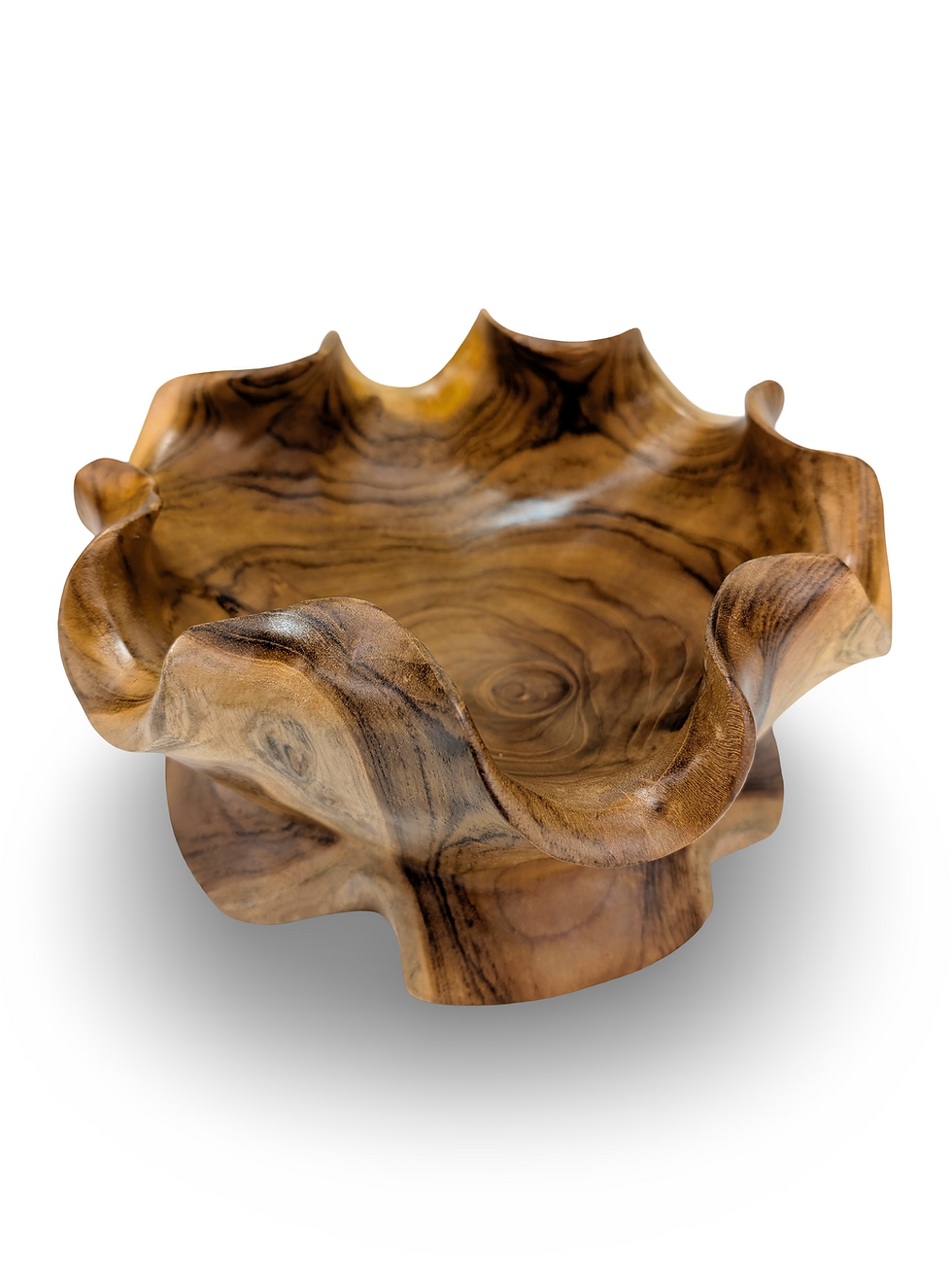 Thumbnail: TEAKWOOD FRUIT BOWL, Centerpiece Bowl, Garden Planter Bowl, Handcrafted Bowls