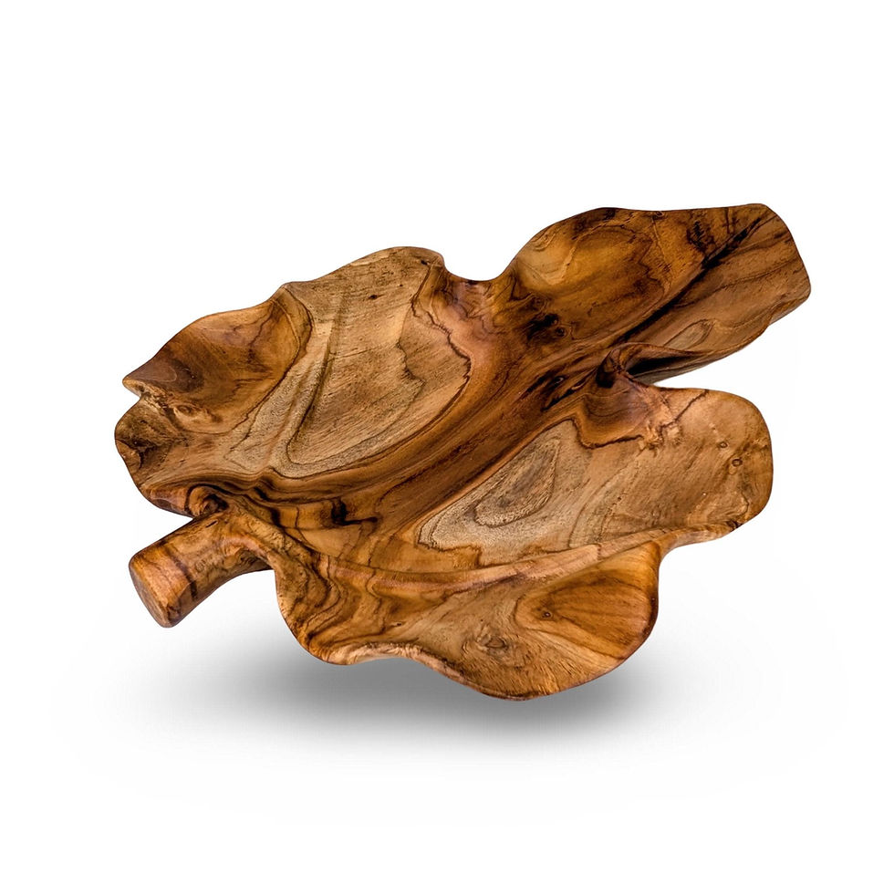 Thumbnail: CARVED LEAF PLATE, Hosta Leaf Plate, Salad Bowl, Serving Tray, Serving Dish