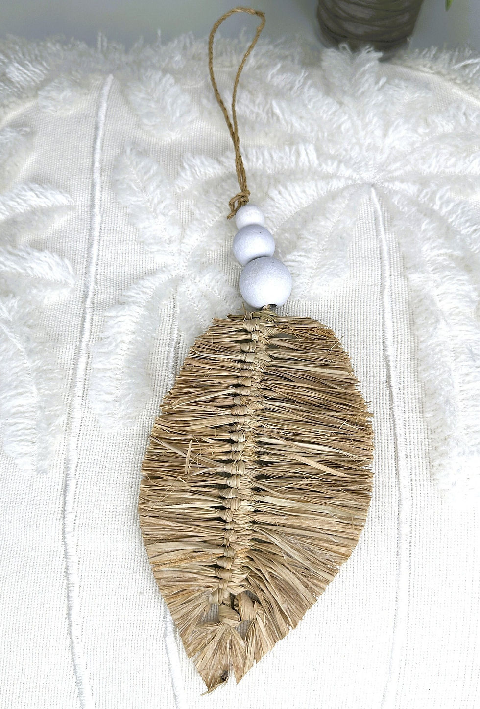 Thumbnail: TASSEL ACCESSORY SET, Tassel Curtain Tieback, Beaded Boho Tassel, Rustic Curtain