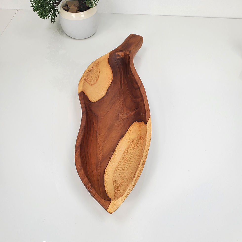 Thumbnail: CURVY SERVING BOWL set, Papaya Bowls, Wooden Yogurt Bowl, Banana Split Bowl