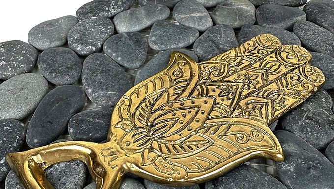 Hamsa Hand Bottle Opener, Hamsa Bottle Opener, Bali Carved Barware, Bali Bottle