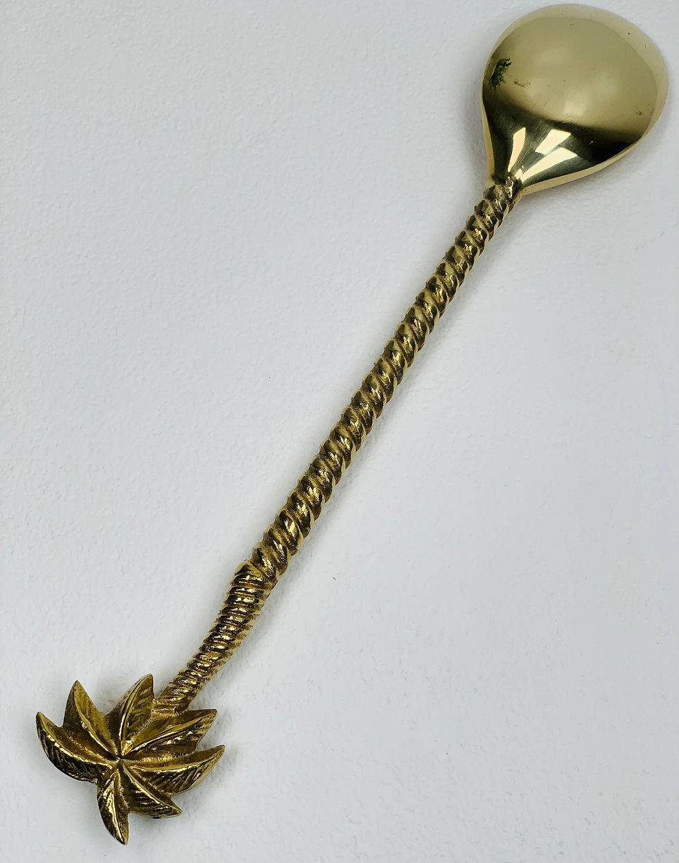 Thumbnail: GOLDEN BRASS SPOON, Hand Carved Spoon, Brass Silverware, Brass Spoon, Brass
