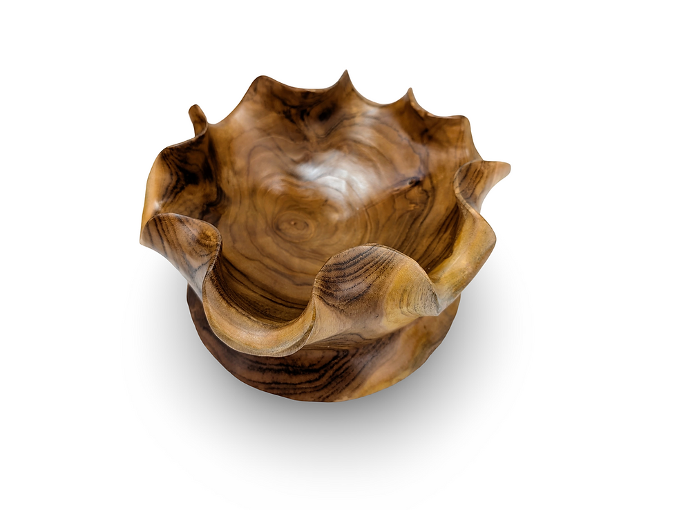 Thumbnail: TEAKWOOD FRUIT BOWL, Centerpiece Bowl, Garden Planter Bowl, Handcrafted Bowls