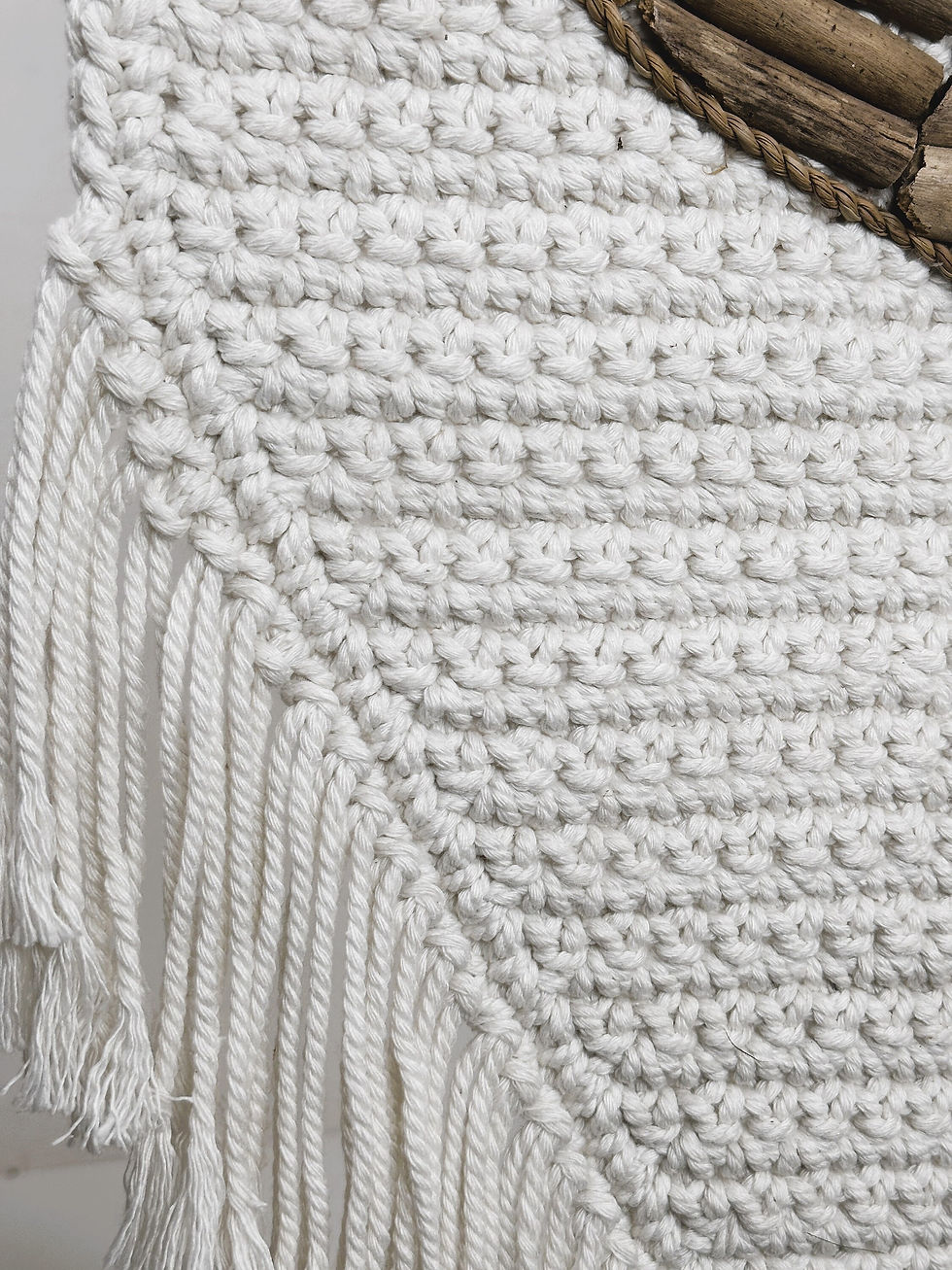 Thumbnail: Beach Wall Haning, Large Macrame Art, Anker Macrame Valance, Macrame Wall Decor