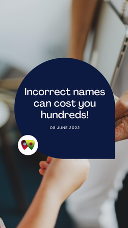 Did you know names spelt incorrectly can cost clients hundreds $$$ to correct?

Did you know that by incorrectly spelling a buyer or sellers name or missing one of their legal names (most often a middle name) on a contract can cost them additional legal fees? These minor errors can also cause major issues with finance, stamp duty and also registration with the titles office. 

Under the property occupations regulation 2014 real estate agents have a legal obligation to verify the ownership of the property, furthermore to illuminate additional costs, unnecessary delays, brand damage and contract termination it is important to have every buyer and seller on the contract provide you with their formal identification to cross reference when preparing a contract.  

Disclaimer: This article is provided for general information & education purposes only, and is not a substitute for legal advice.