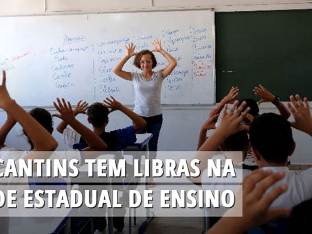 Tocantins tem Libras na rede estadual de ensino