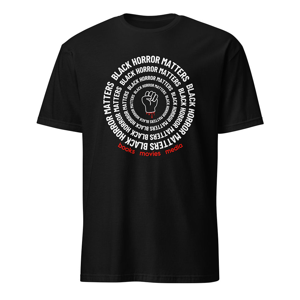 Thumbnail: Black Horror Matters Short-Sleeve Unisex T-Shirt (Blk only)