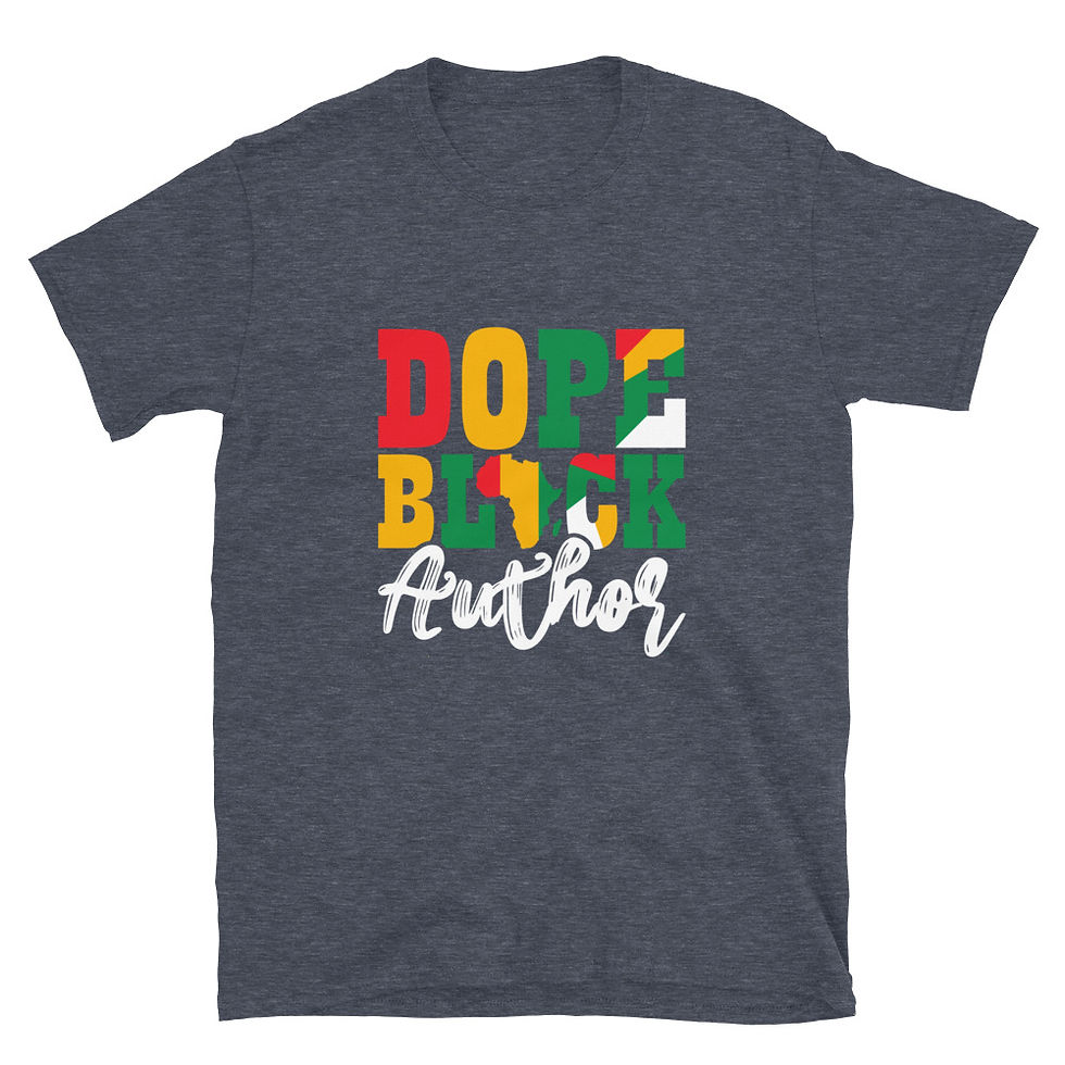 Thumbnail: Dope Black Author Unisex T-Shirt 