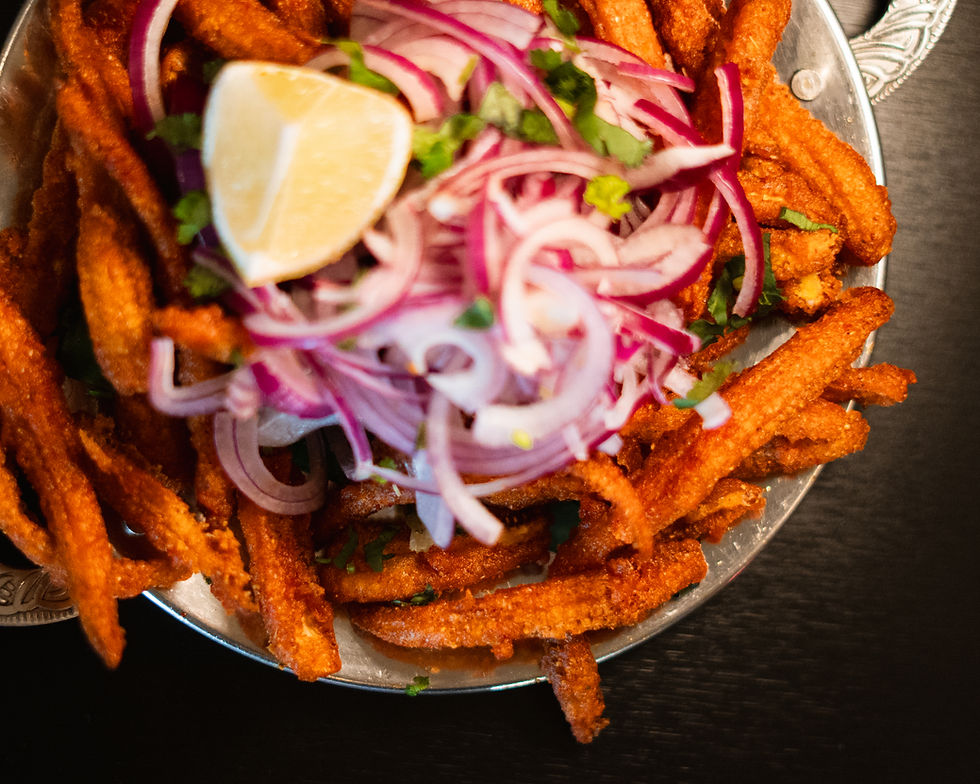 baby corn flames