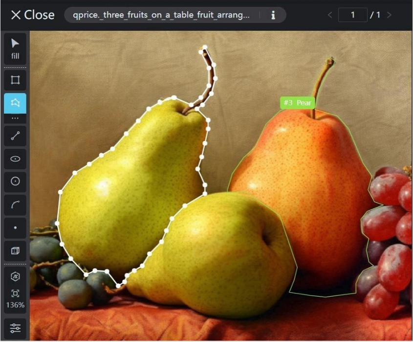 BasicAI's polygon annotation tool helps outline the object precisely