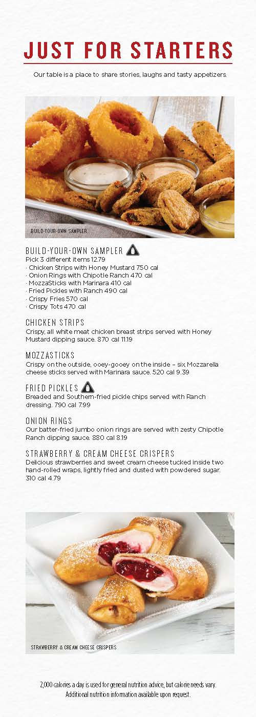 Menu Perkins