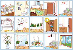 「月刊LDK」風水特集　イラストカット＜晋遊舎＞