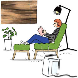 「月刊LDK」風水特集　イラストカット＜晋遊舎＞