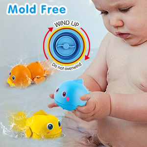 Thumbnail: Dwi Dowellin Bath Toys for Toddlers, Magnetic Fishing Games Kids Bathtub Toys, 