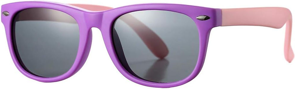 Thumbnail: COASION Kids Polarized Sunglasses TPEE Rubber Flexible Shades for Girls Boys Ag
