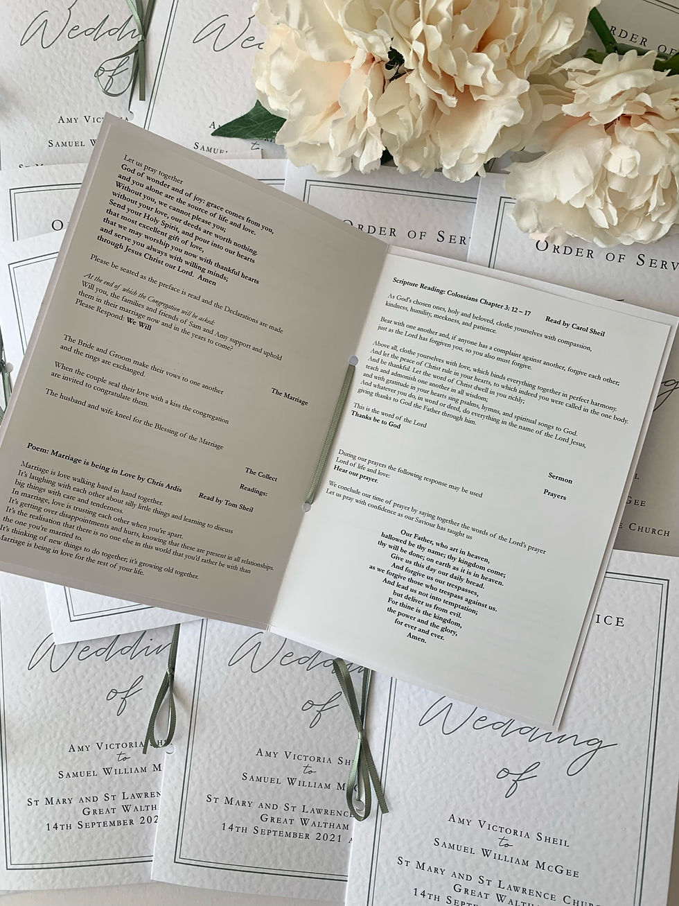 Thumbnail: Rustic Order of Service