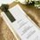 Thumbnail: Zara Wedding Menu Card and Place Card