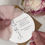 Thumbnail: Mila Round Save the Date Invitation