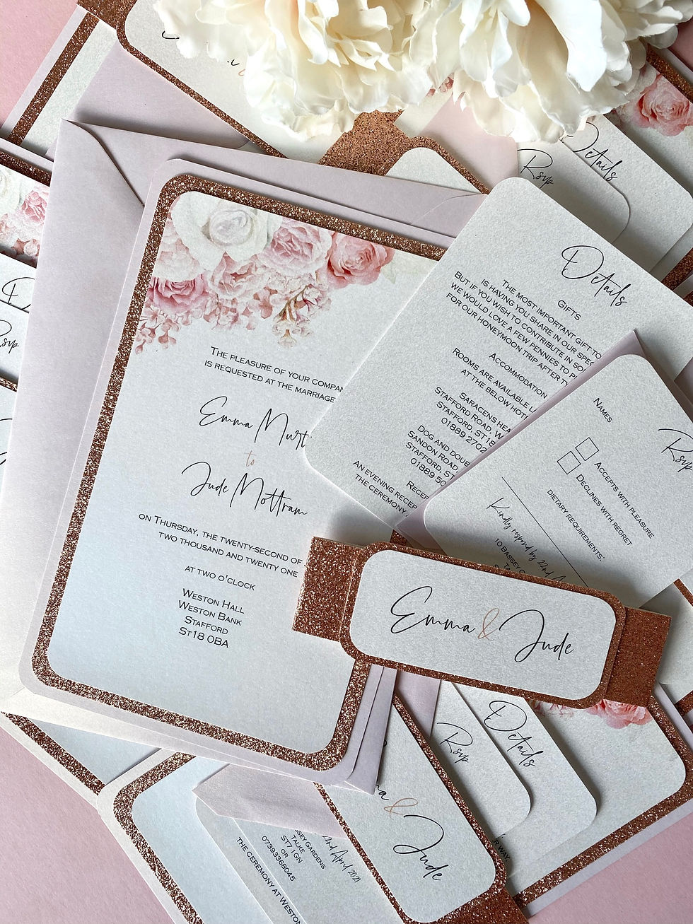Thumbnail: Sammie Wedding Invitation Bundle