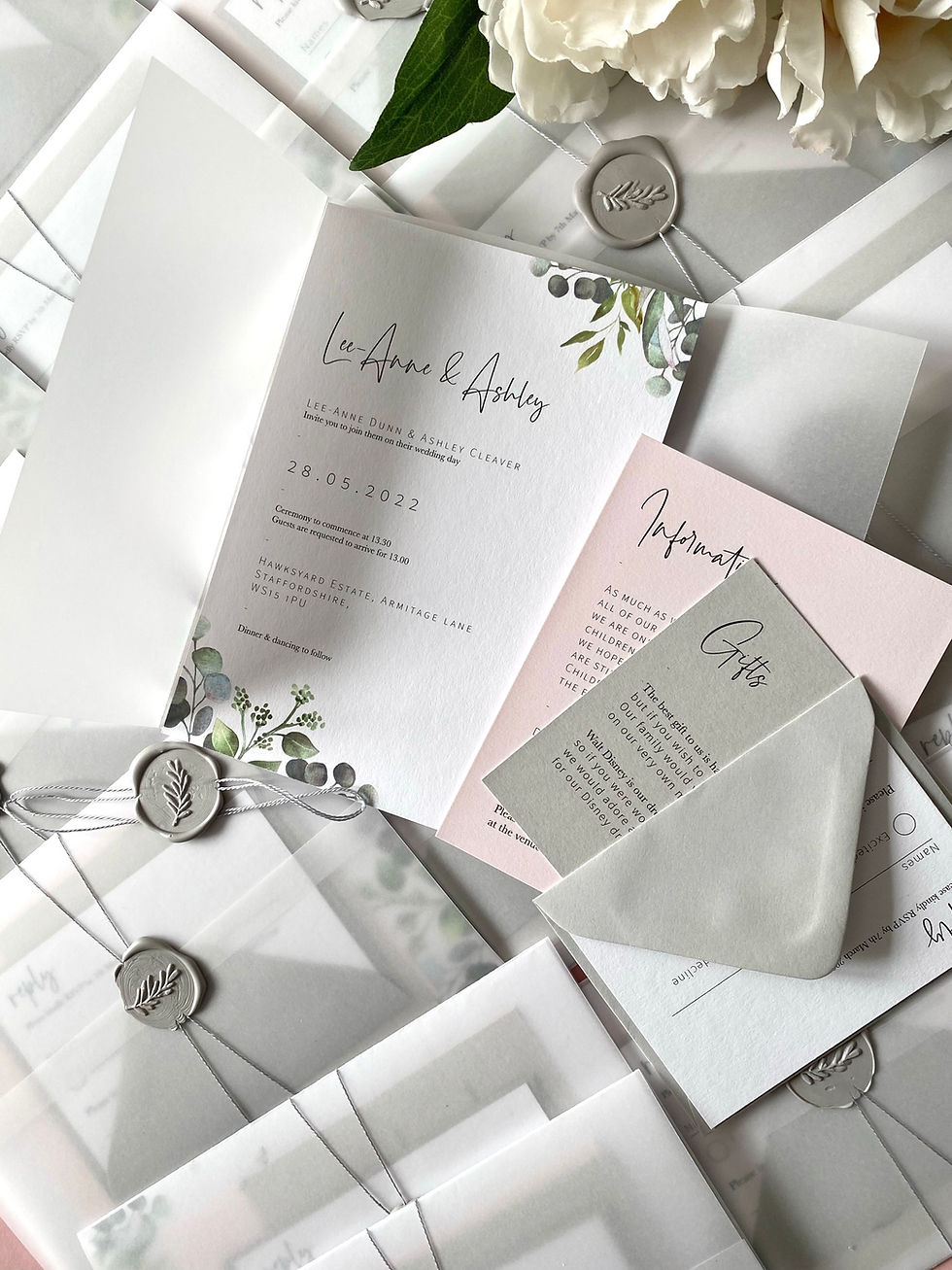 Thumbnail: Fallon Vellum & Wax Seal Invitation