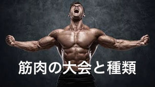 筋肉の大会と種類