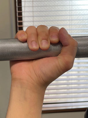 バーベルの握り幅