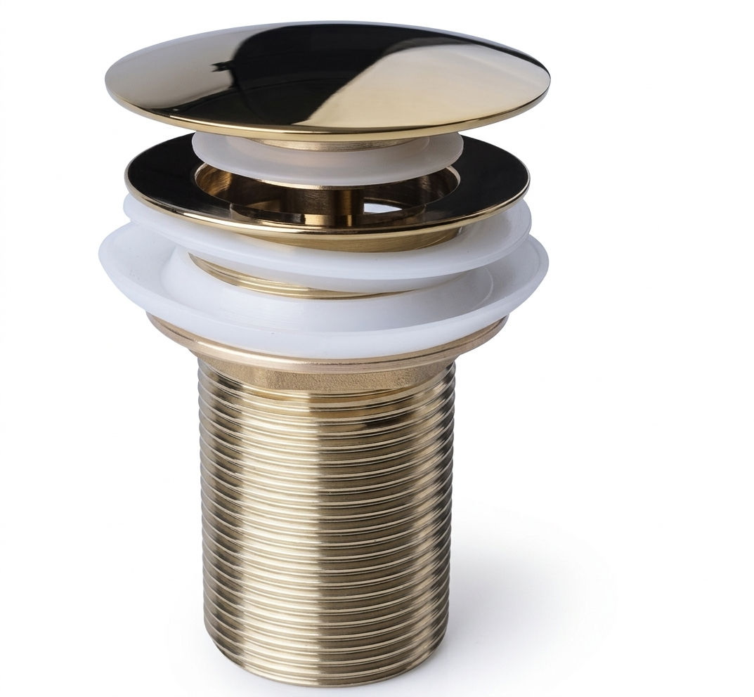 Válvula push -up , cespol de oruga gold brush kreis
