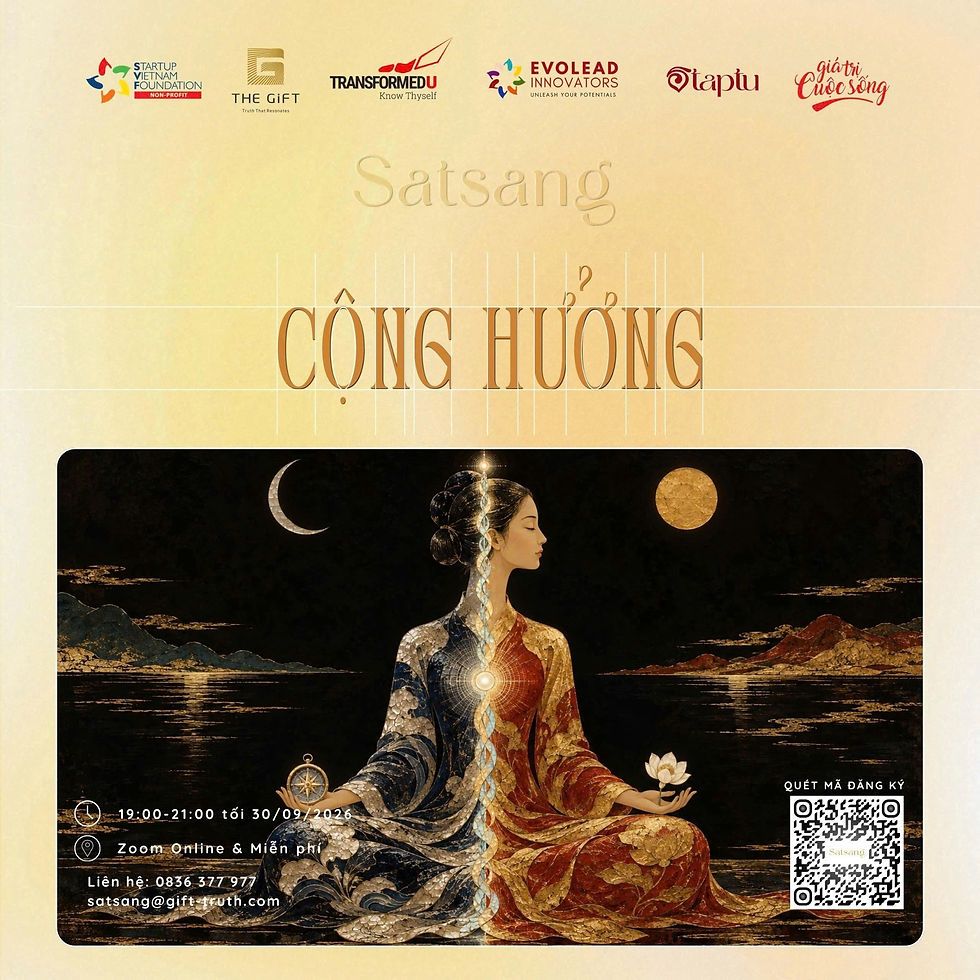 SATSANG| THÁNG 09_CỘNG HƯỞNG (ONLINE Tối 30.09.2026)