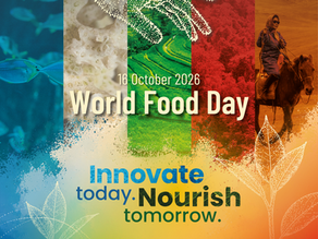 “Innovate Today. Nourish Tomorrow.” World Food Day 2026.