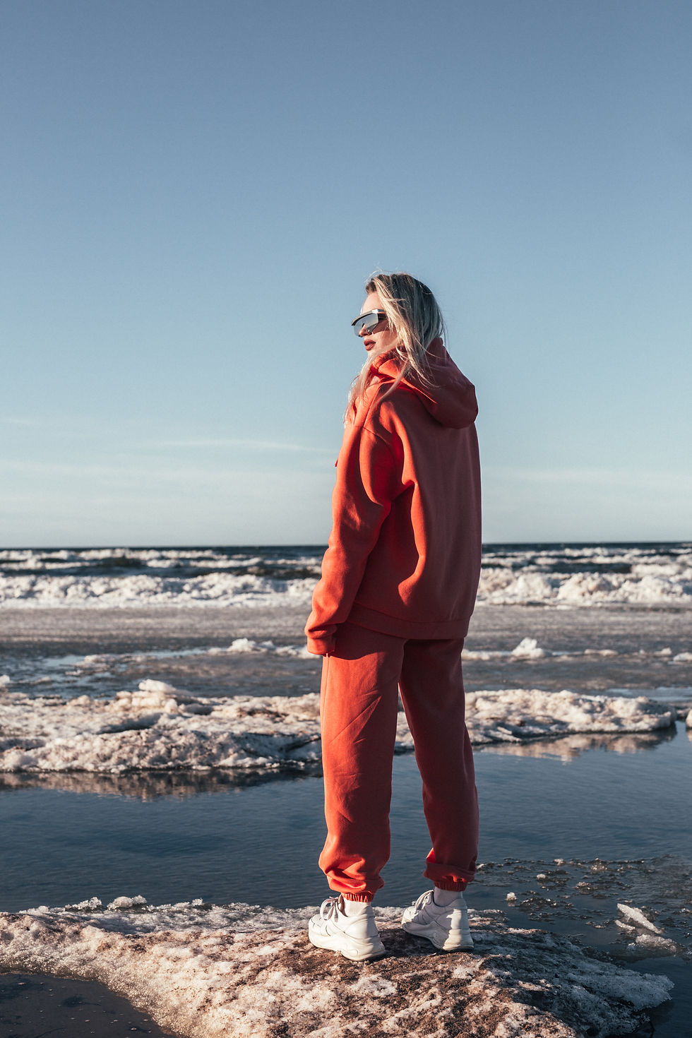 Sīktēls: Coral Hoodie&Jogger komplekts