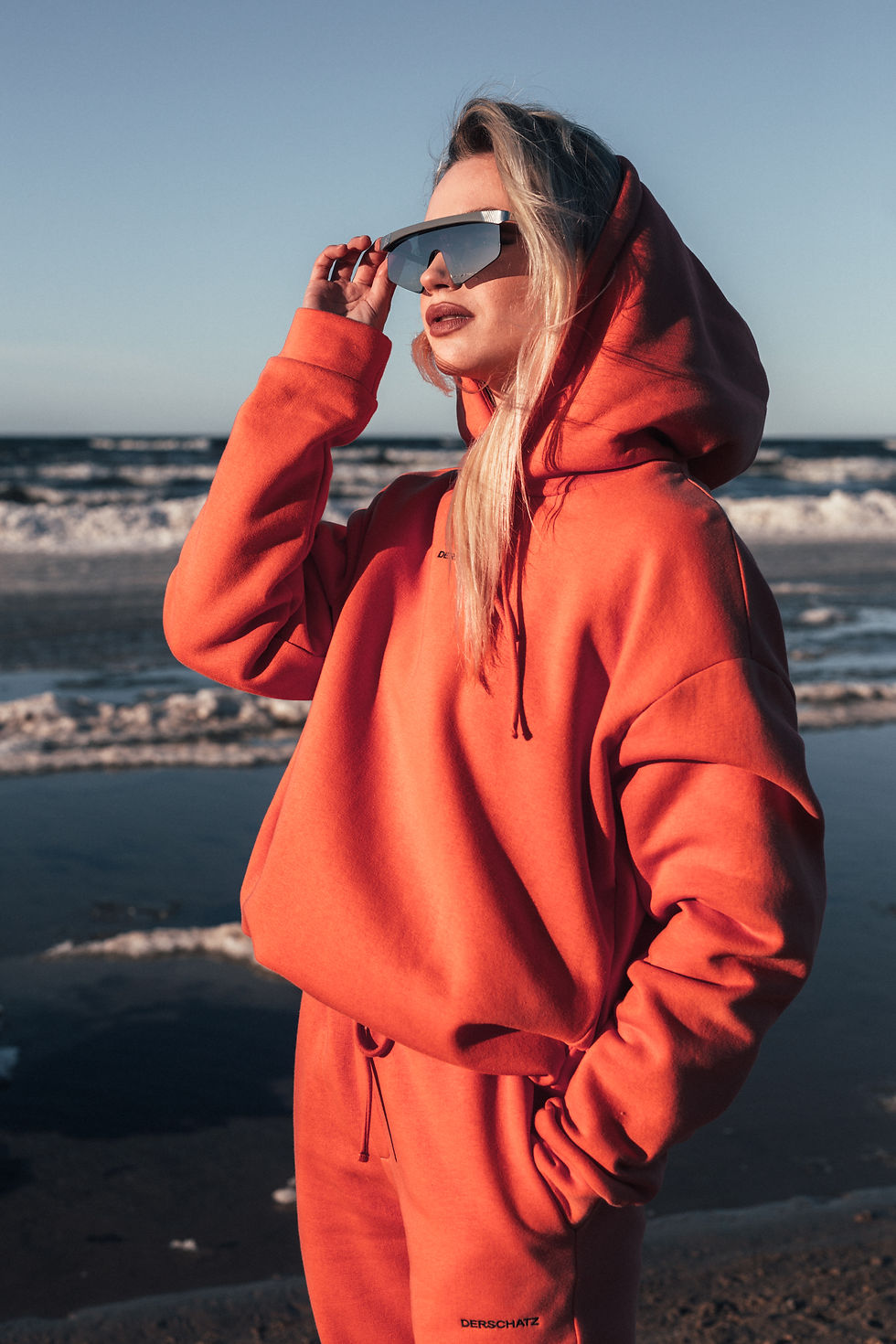 Sīktēls: Coral Hoodie&Jogger komplekts