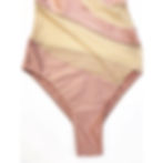 Sīktēls: Tīkla paneļu peldkostīms Blush Pink
