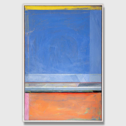 Ross Cunningham Painting Rocks, Sea, Sky
