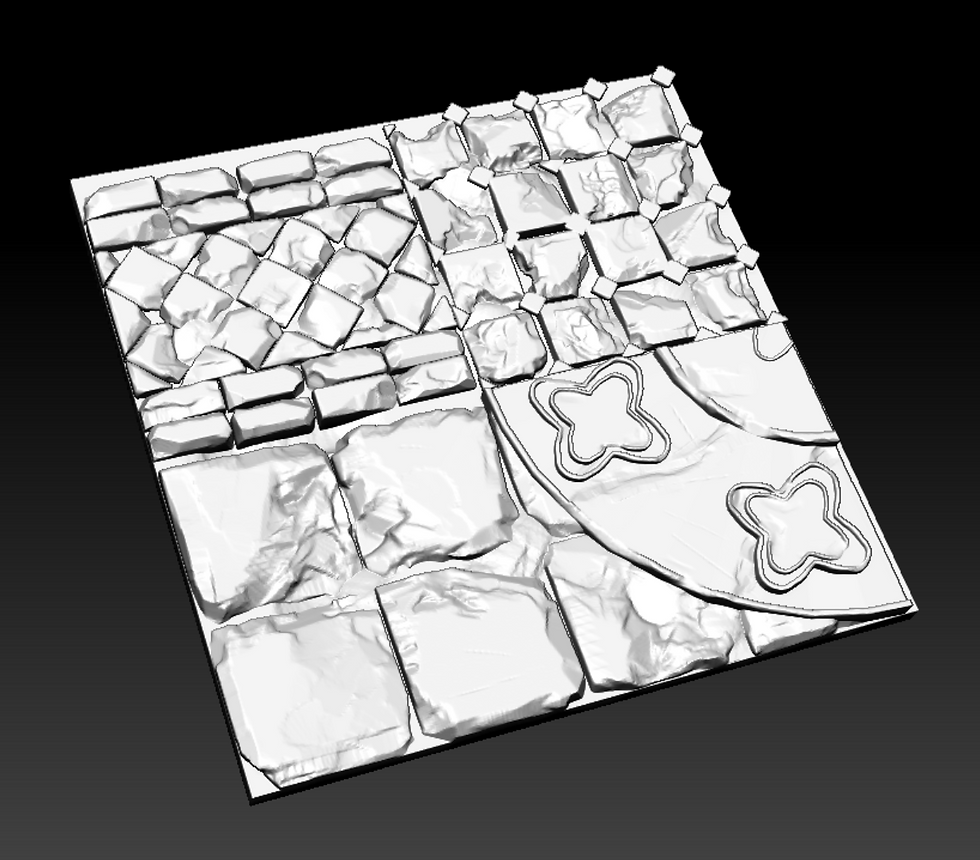 ZBrush high poly sculpt