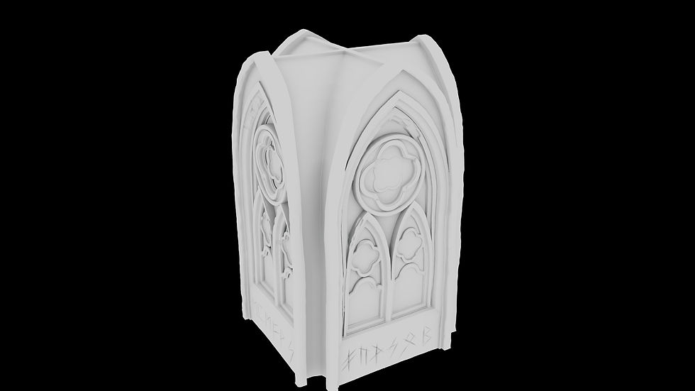 High poly model
