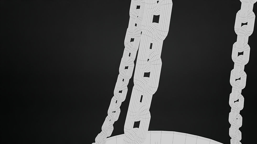 Chains wireframe