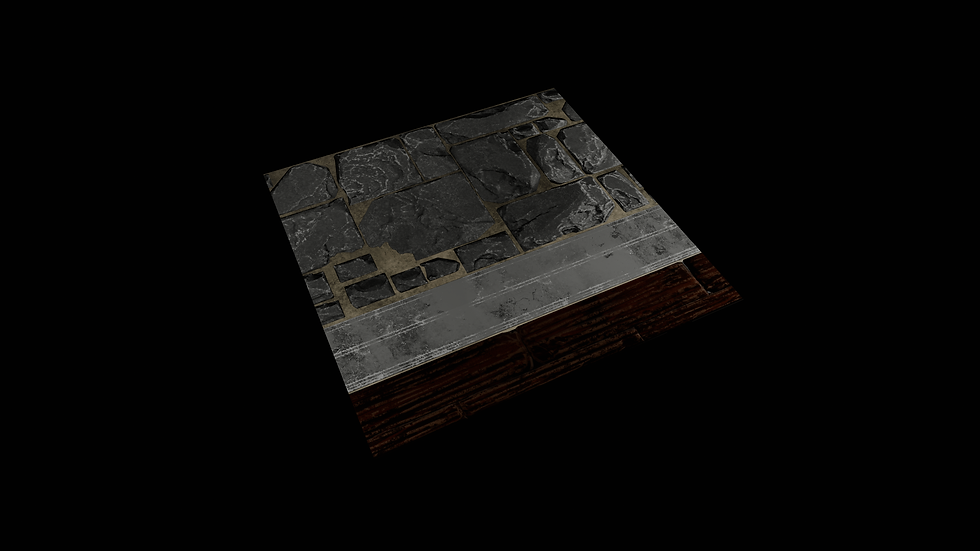 Final trim sheet rendered in Marmoset Toolbag 5
