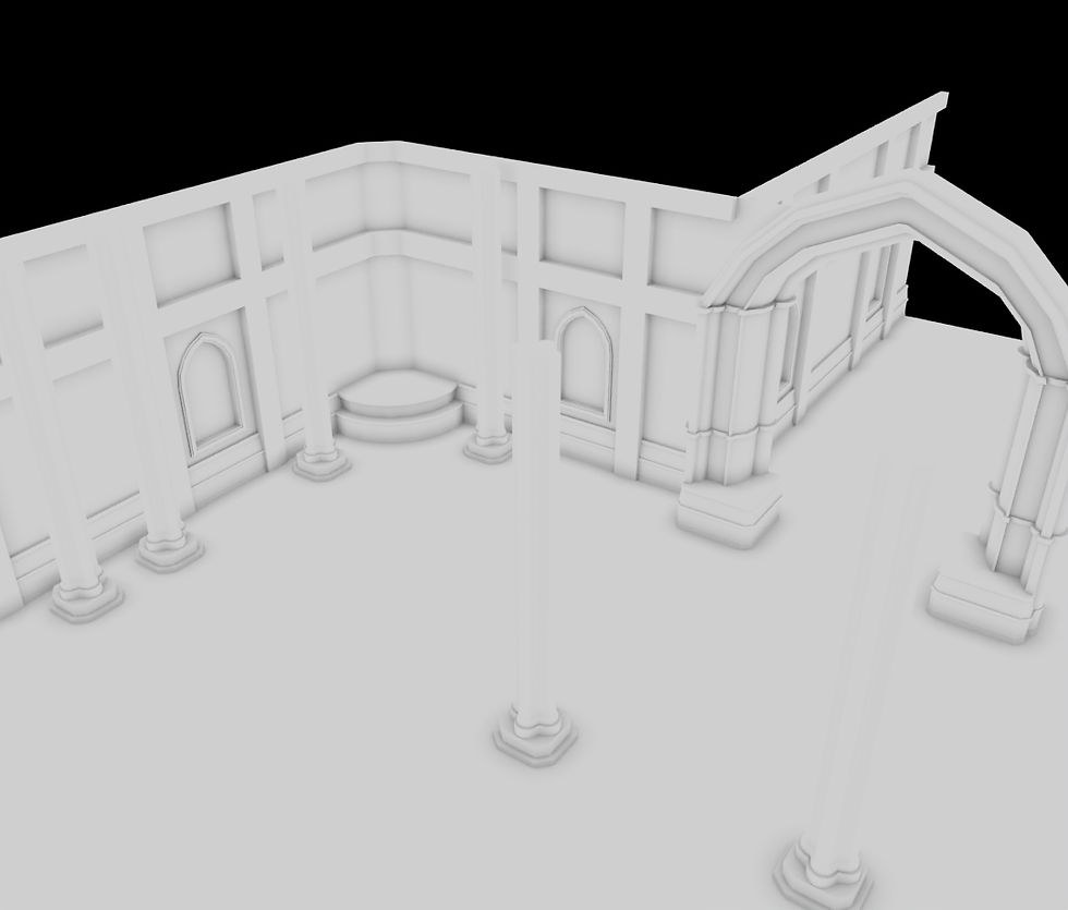 Ambient occlusion Maya render